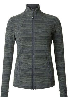Lululemon Define Jacket Space Dye Twist Dark Slate Fatigue Green